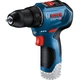 Бесщеточный шуруповерт Bosch Professional GSR 12V-30 + 2 акб 12V 2Ah + з/у GAL 12V-40 + сумка + 3 набора насадок (06019G9001) - изображение 2