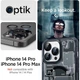Захисне скло Spigen для камери iPhone 15 Pro | 15 Pro Max | 14 Pro | 14 Pro Max GlasTR EZ Fit Optik Pro (2 pack) Zero One (AGL06159) - зображення 3