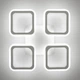 Світильник світлодіодний стельовий LUMINARIA ROOM 60W 4S WHITE 220V IP20 з пультом ДУ - изображение 3