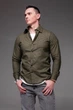 Рубашка R.A. Long Sleeve Linen с карманом S хаки 2194-S хак - изображение 1