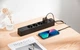 Мережевий розгалужувач XO WL10 (AC 4xSocket 10A + 4xUSB 2.4A) 1.8m Black (34922) - зображення 4