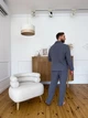 Мужской подарочный комплект COSY муслин халат+пижама в коробке L темно-серый M50+M150+К11COSY - изображение 8