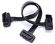 Кабель разветвитель OBD2 - > 2x OBD2 30 см плоский 16-16-pin удлинитель (565722293) Черный - изображение 3