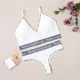 Комплект нижнего белья бюстгальтер топ и трусики New Style One Size S/М молочный (2-224) - изображение 1
