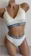 Комплект нижнего белья бюстгальтер топ и трусики New Style One Size S/М молочный (2-224) - изображение 3