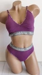Комплект нижнего белья бюстгальтер топ и трусики New Style One Size S/М фиолетовый (2-224) - изображение 3
