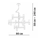 Люстра Friendlylight Crown Black FL5052 - изображение 4