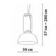 Підвісний світильник Friendlylight Noctambul PD-1 FL3084 - изображение 5