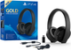Геймерські навушники Sony PlayStation WL Gold Чорні - зображення 8