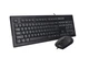 Комплект клавіатура+мишка A4Tech KR-85+OP-720S, USB, Чорна - зображення 2