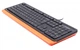 Клавиатура A4Tech FKS10 (Orange) Fstyler, USB, цвет черный+оранжевый - изображение 3
