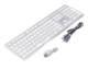 Клавиатура A4Tech FBX50C (White) Fstyler беспроводная с ножечным переключателем, цвет белый - изображение 2