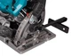 Пила дискова ручна акумуляторна Makita HS012GZ (165 мм, 5200 хв-1, 57 мм, BL, AWS, XGT, без акумуляторів та зарядного пристрою) - зображення 8