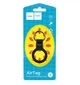Чехол-брелок для Apple AirTag Hoco Silicone protective keychain shell short style Black - изображение 1