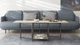 Стол журнальный трансформер Куб Комбо Ferrum-decor 540x532x500 Черный металл ДСП Дуб Сонома 16 мм (KUB004) - изображение 7