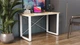 Письменный стол Ferrum-decor Драйв 750x1400x700 Белый металл ДСП Дуб Артизан 16 мм (DRA125) - изображение 5