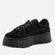 Жіночі кеди низькі Puma Mayze Stack Suede Wns 383983-01 38 (5UK) 24 см Чорні (4065449378833) - зображення 4