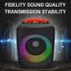Портативна колонка бездротова Bluetooth блютуз з RGB підсвічуванням UKC JBK SІ - зображення 8