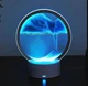 3D настольная лампа с сыпучим песком с RGB подсветкой, песочный белый ночник с песком - изображение 3