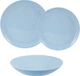 Голубой столовый сервиз Diwali Light Blue 18 предметов Luminarc P2962 - изображение 3