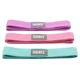 Набор резинок для фитнеса AOLIKES RB-3609 3шт Green+Pink+Violet - изображение 1