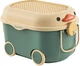 Многофункциональный ящик для хранения игрушек POPPET Утенок Грин На колесах Большой (PP-001G-L) - изображение 1