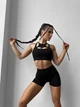Спортивные женские шорты pocket с карманами PUSH UP для фитнеса и pole dance XS-S Черные (XT010000S) - изображение 1