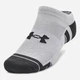 Набор мужских носков коротких Under Armour UA Performance Tech NS 1379503-011 L 3шт Серый (196884005702) - изображение 3