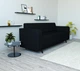Диван офісний Tobi Sho Арне з підлокітниками 1880х700х740 мм, шкірзам Black/2230 - зображення 2