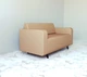 Диван офисный Tobi Sho Арне с подлокотниками 1580х700х740 мм, кожзам Coffe Milk/2238 - изображение 3