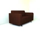 Диван офисный Tobi Sho Арне с подлокотниками 1580х700х740 мм, кожзам Bright Brown/2231 - изображение 3