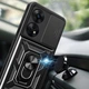 Чехол Hide Shield для OPPO Reno 8T бампер противоударный с подставкой Black - изображение 3