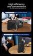 Чохол Magnetic Shield для Motorola Moto G54/G54 Power бампер протиударний з підставкою Black - зображення 4