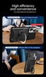 Чехол Magnetic Shield для Motorola Moto G32 бампер противоударный с подставкой Black - изображение 4