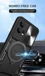 Чехол Magnetic Shield для Motorola Moto G72 бампер противоударный с подставкой Black - изображение 2