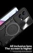 Чехол Magnetic Shield для Motorola Moto G72 бампер противоударный с подставкой Black - изображение 3