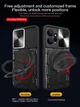 Чехол Magnetic Shield для Xiaomi Redmi Note 12 бампер противоударный с подставкой Black - изображение 3