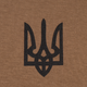 Тактичний світшот P1G-Tac Тризуб Logo UA281-29911-CB-TRL M Coyote Brown. - зображення 6