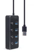 Хаб Gembird UHB-U3P4P-01 на 4 порти USB 3.1 - зображення 3