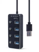 Хаб Gembird UHB-U3P4P-01 на 4 порти USB 3.1 - зображення 4