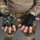 Плотные беспалые Перчатки M-Pact Mechanix с прорезиненными накладками мультикам размер универсальный - изображение 4