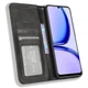 Чехол-книжка Deexe Retro Style для Realme C53 / C51 / Note 50 - Black - изображение 2