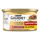 Консервированный корм Purina Gourmet Gold Кусочки в подливке с лососем и цыпленком 85 г (7613032618674) - изображение 1