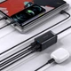МЗП Baseus GaN3 Pro 65W (2 Type-C + 2 USB) + Кабель Type-C to Type-C 100W (1m) black - зображення 6