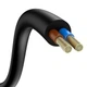 МЗП Baseus GaN3 Pro 65W (2 Type-C + 2 USB) + Кабель Type-C to Type-C 100W (1m) black - зображення 3