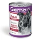 Консервированный корм Gemon Dog Wet Medium Adult - влажный корм (паштет) с говядиной и печенью для взрослых собак средних пород 415 г (70387859) - изображение 1