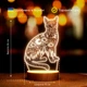 Світильник-нічник від USB "Котик з пейзажем" - зображення 5