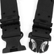 Ремінь тактичний Mil-Tec пряжка LC2 DURAFLEX M 90-110 см Чорний US LOCHKOPPEL LC2 DURAFLEX BUCKLE SCHWARZ (13312002-903-M) - зображення 3