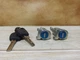 Личинка замка передней левой правой двери 40mm комплект аналог 1U0837167C, 1U0837168C Шкода (Skoda) Фабия 1 Октавия Тур - изображение 1