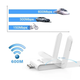 Двухдиапазонный USB 3.0 WiFi адаптер сетевая карта 600Mbps 2.4GHz/5GHz с двумя антеннами (478140-Prob) - изображение 2